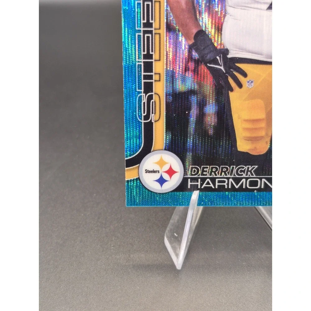 2025 Topps Chrome Derrick Harmon #361 Rookie Aqua Wave /199 Pittsburgh‎ Steelers